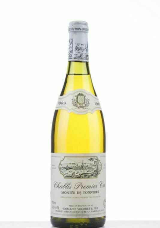 Vocoret Chablis Montee De Tonnerre 1er Cru, 1989