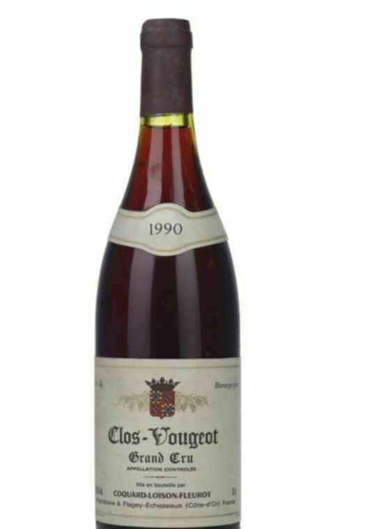 Coquard Loison Fleurot Clos Vougeot Grand Cru, 1990