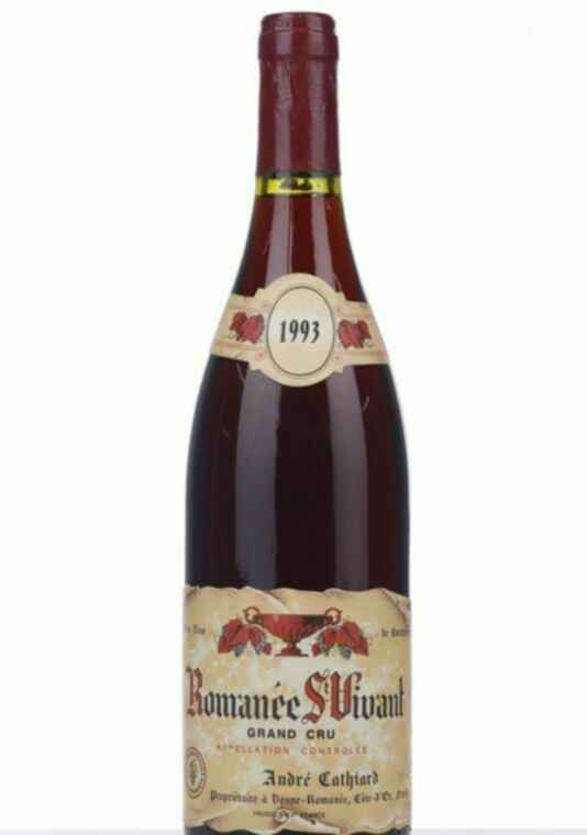 Andre Cathiard Romanee Saint Vivant Grand Cru, 1993