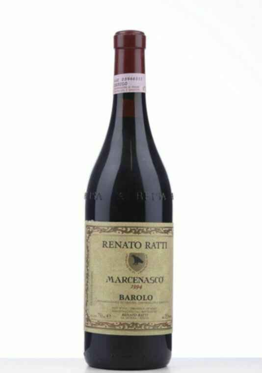Renato Ratti Barolo Marcenasco, 1994
