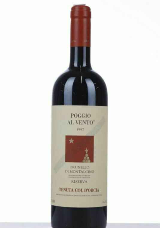 Col D'orcia Brunello Di Montalcino Riserva Poggio Al Vento, 1997
