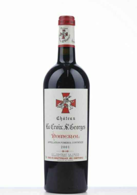 Chateau La Croix Saint Georges, 2001