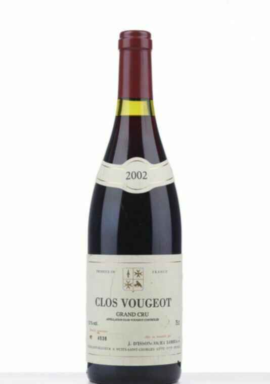 J. D'issoncourt Lorraine Clos Vougeot Grand Cru, 2002