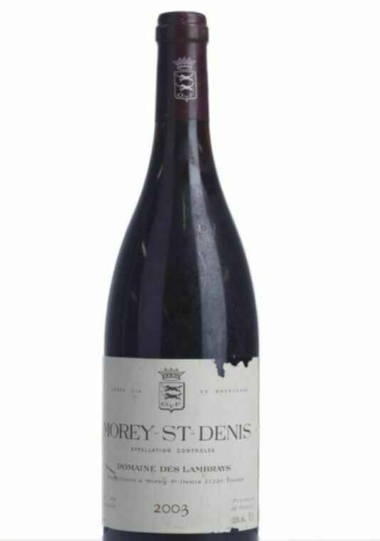 Des Lambrays Morey Saint Denis, 2003