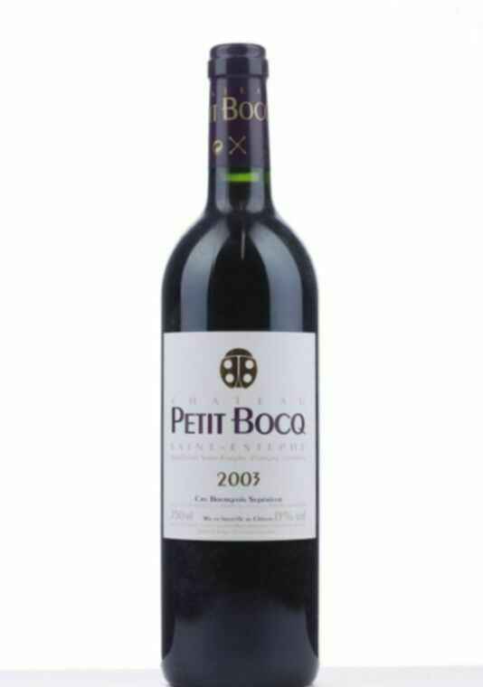Chateau Petit Bocq, 2003
