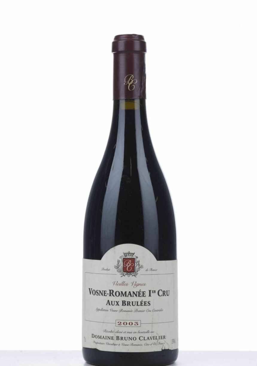 Bruno Clavelier Vosne Romanee Aux Brulees Vieilles Vignes 1er Cru, 2003