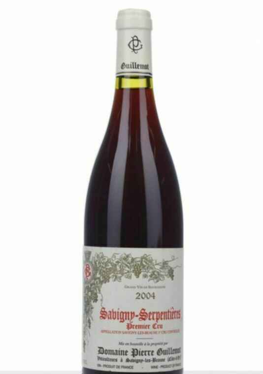 Pierre Guillemot Savigny Les Beaune Les Serpentieres 1er Cru, 2004