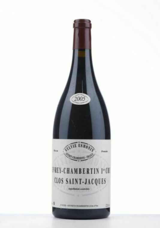 Sylvie Esmonin Gevrey Chambertin Clos St Jacques 1er Cru, 2005