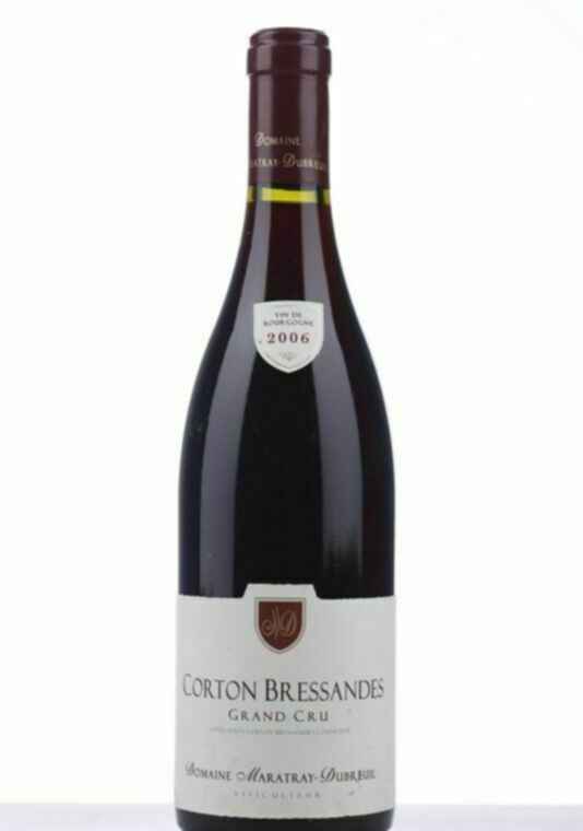 Maratray Dubreuil Corton Bressandes Grand Cru, 2006