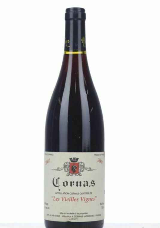 Alain Voge Cornas Les Vieilles Vignes Syrah, 2007