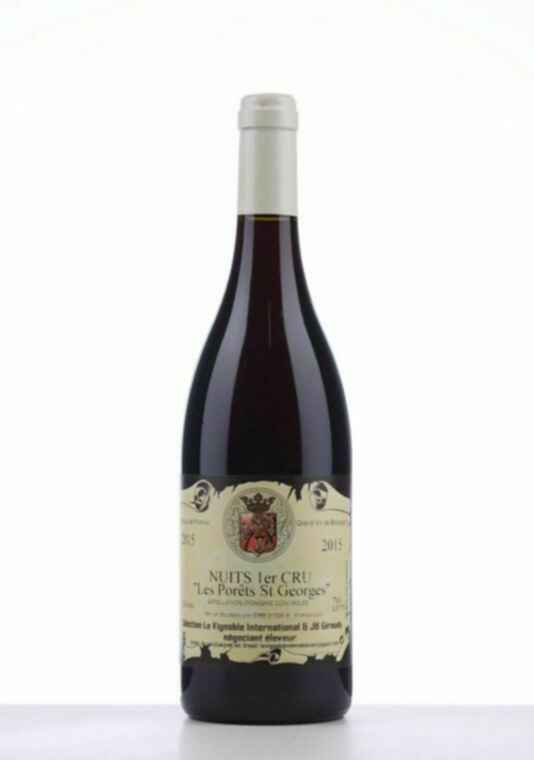 Pour Vignoble International Et Jb Giraudy Nuits St Georges Les Porets St Georges 1er Cru, 2015