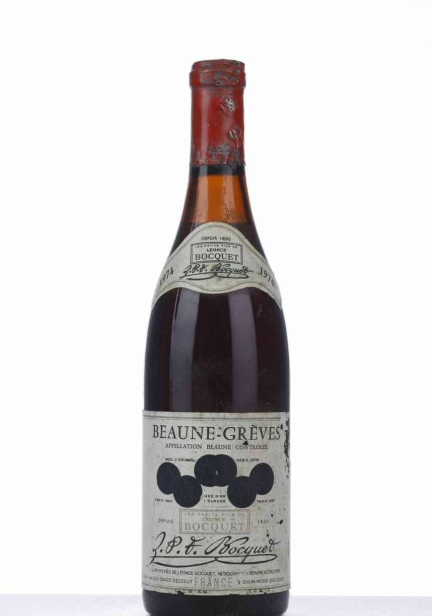 Bocquet -  Caves Desilly Beaune Greves, 1974