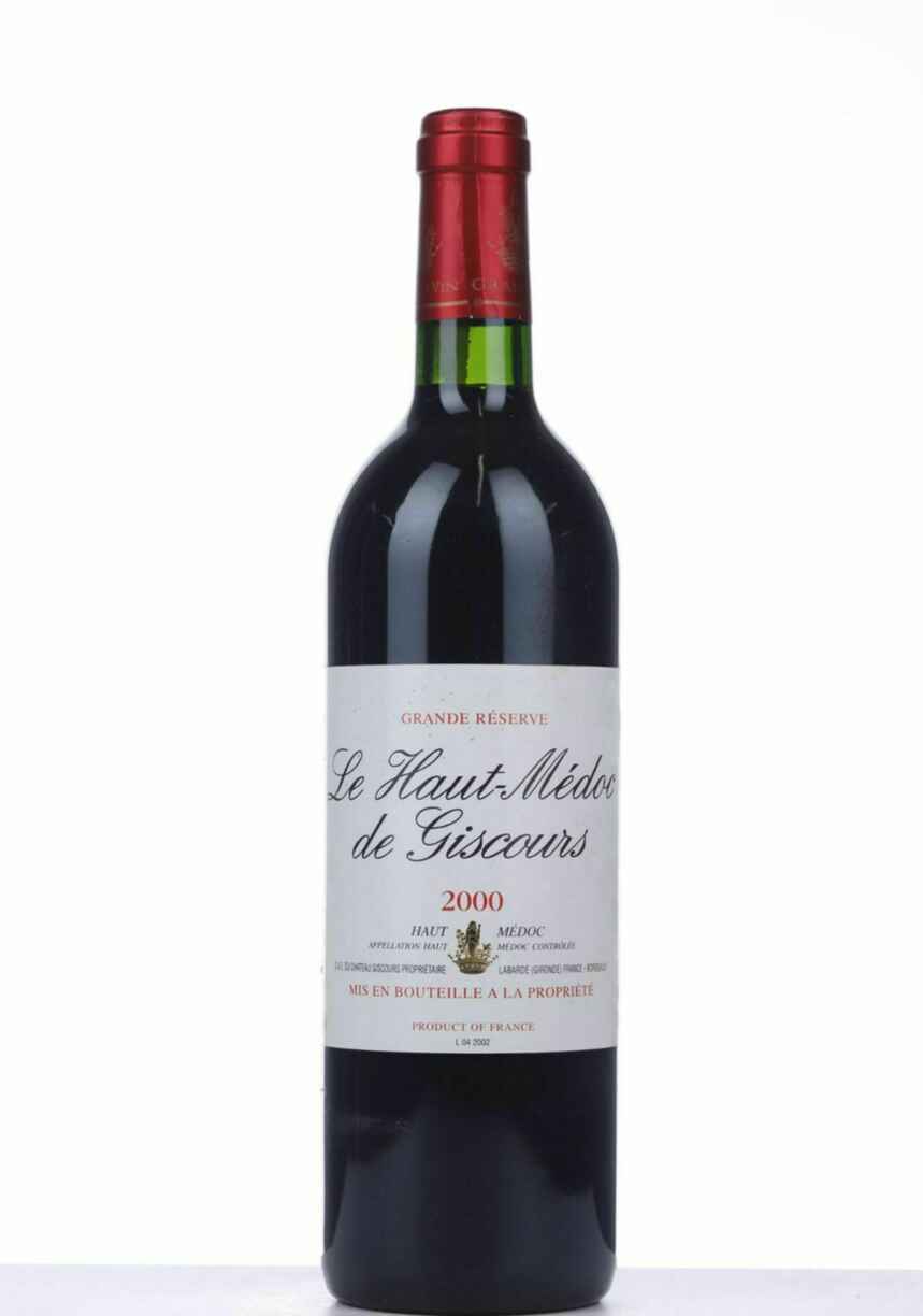 Chateau Giscours Le Haut Medoc De Giscours, 2000