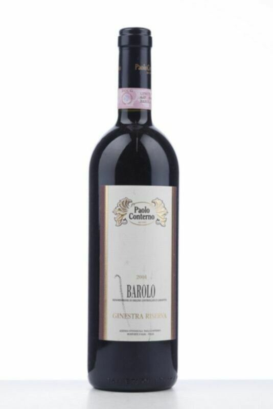 Paolo Conterno Barolo Ginestra Riserva, 2004