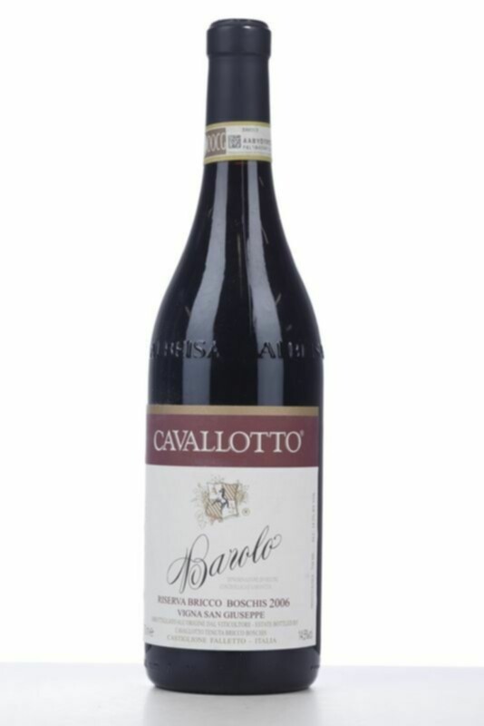 Cavallotto Barolo Bricco Boschis Vigna San Giuseppe Riserva, 2006