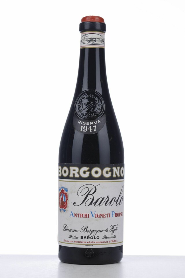 Giacomo Borgogno Barolo Riserva Vigneti Canubbi, 1947