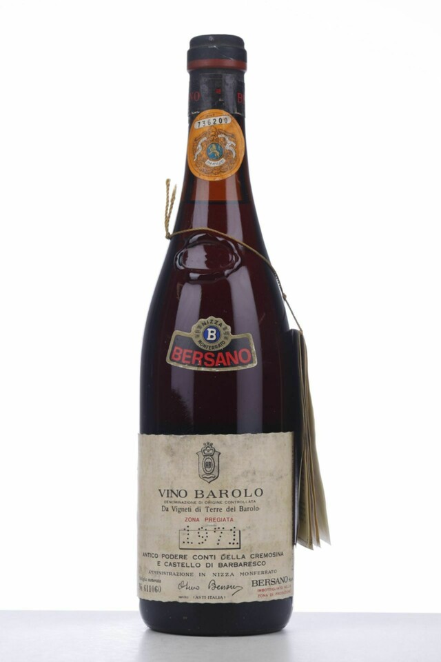 Bersano Barolo, 1971