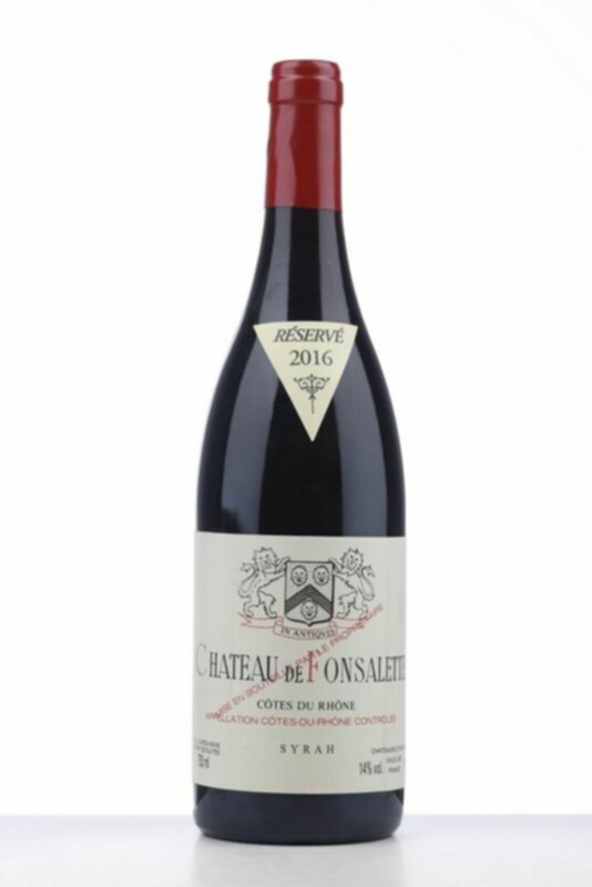 Rayas Chateau De Fonsalette Reserve Syrah, 2016