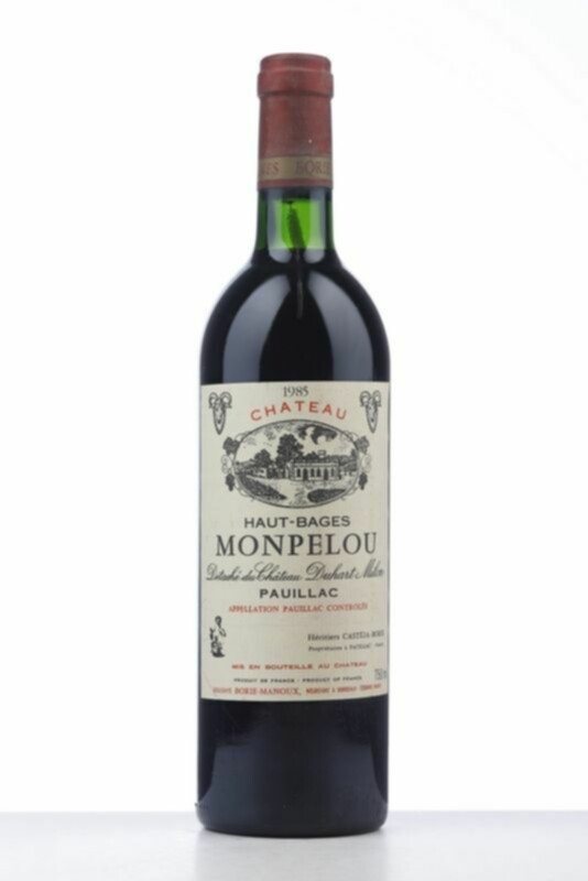 Chateau Haut Bages Monpelou, 1985