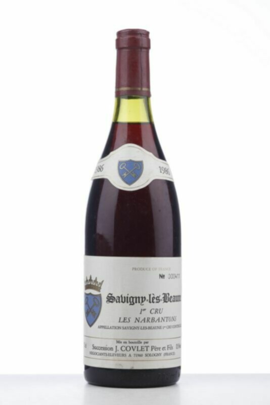 J. Covlet Savigny Les Beaune Les Narbantons 1er Cru, 1986