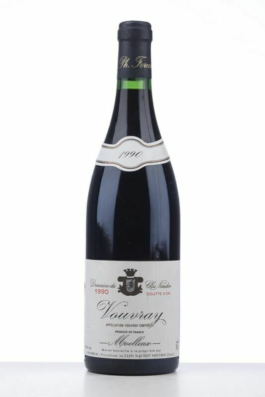 Foreau Clos Naudin Vouvray Goutte D'or Moelleux, 1990