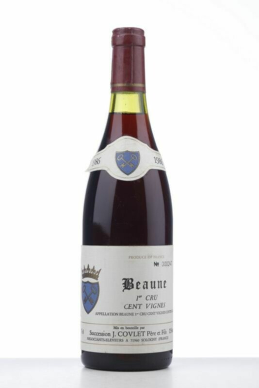 J. Covlet Beaune Cent Vignes (rouge), 1986