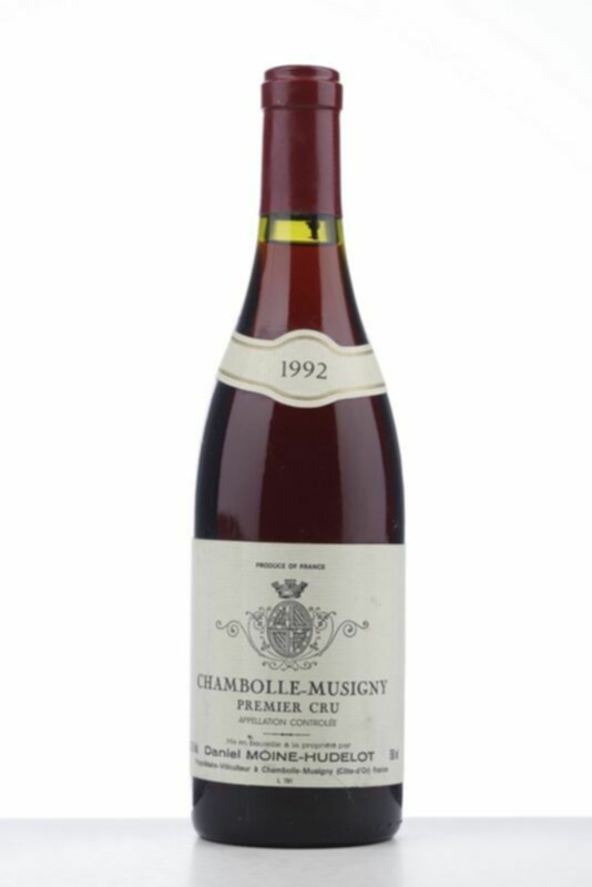 Daniel Moine Hudelot Chambolle Musigny 1er Cru, 1992