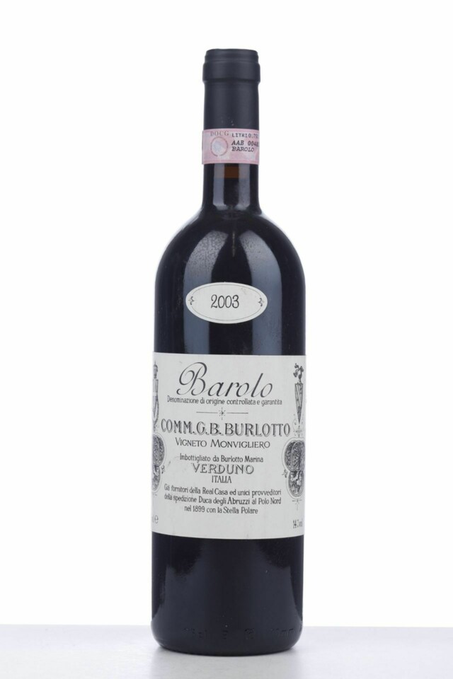 Burlotto Barolo Monvigliero, 2003