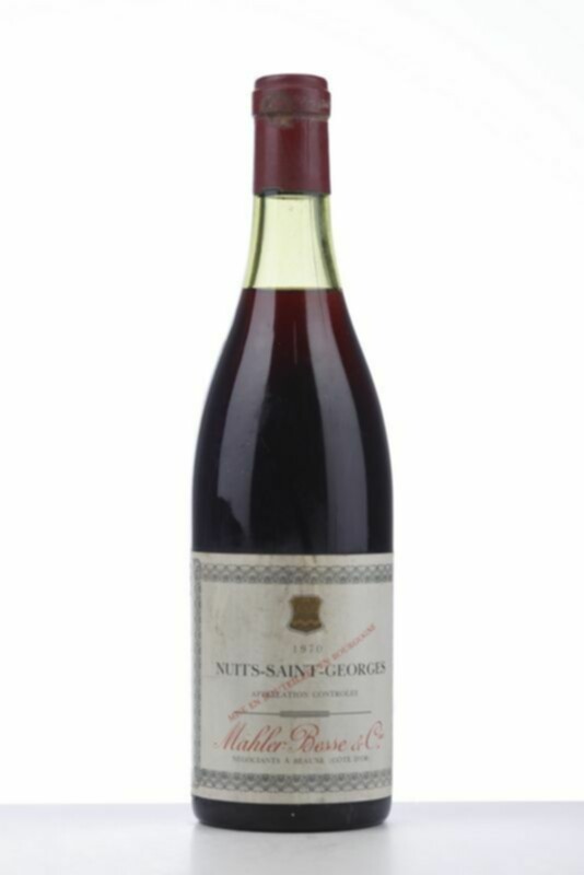 Mahler Besse Nuits Saint Georges (rouge), 1970