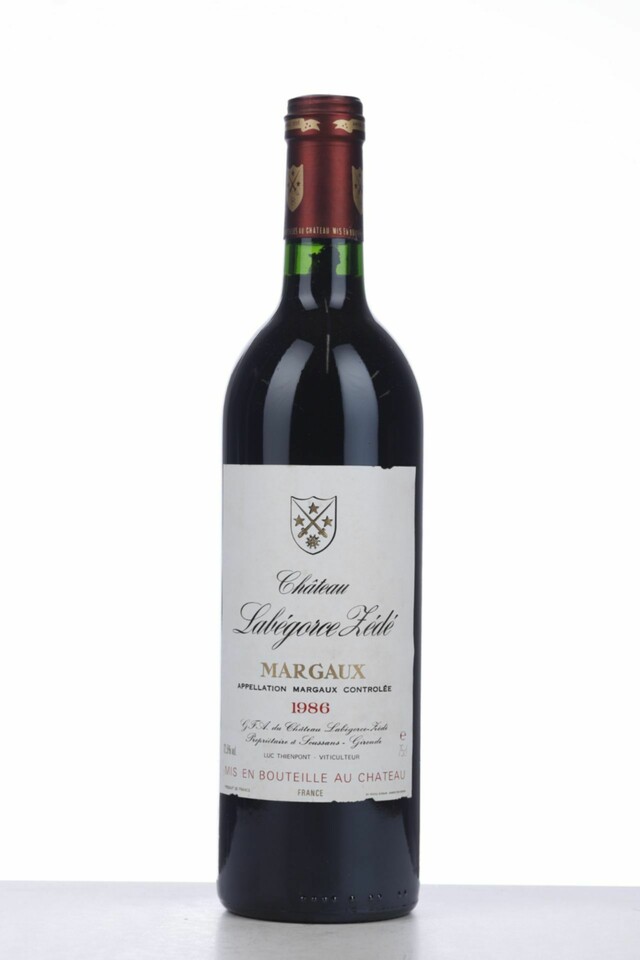 Chateau Labegorce Zede, 1986