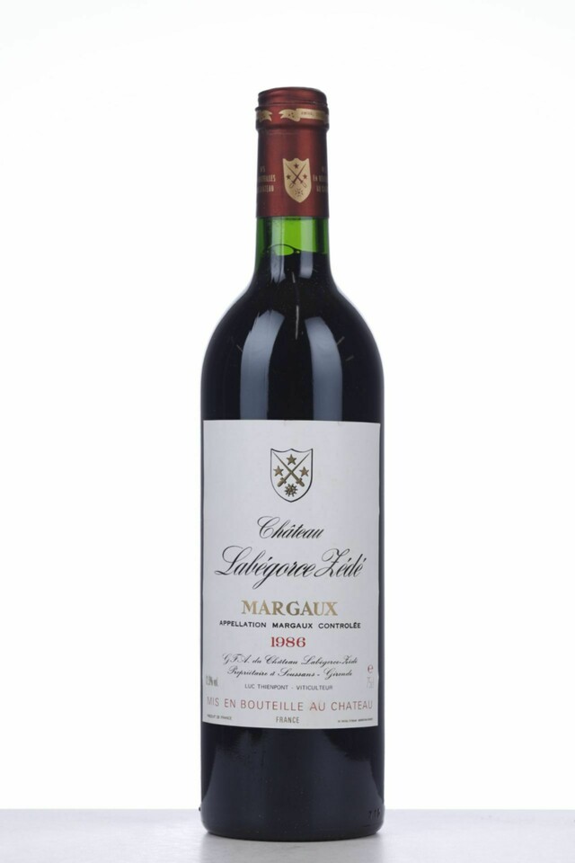 Chateau Labegorce Zede, 1986