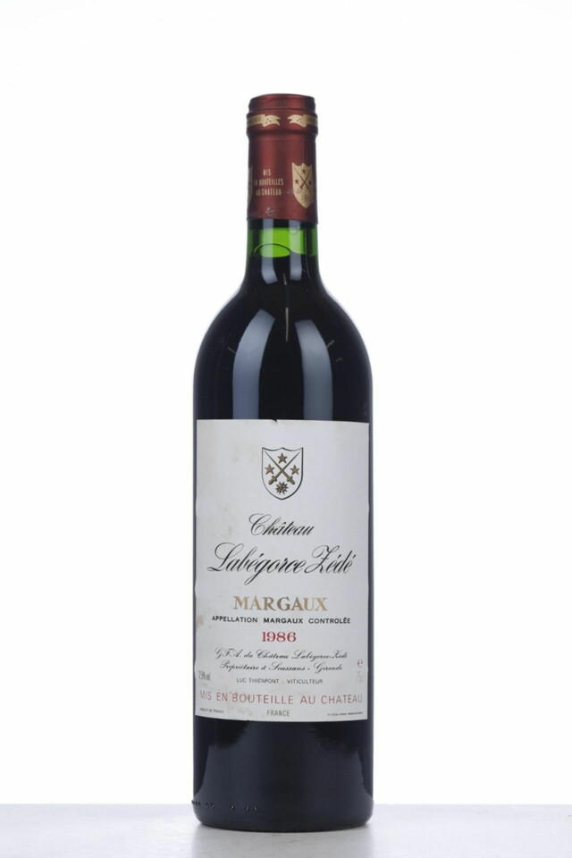 Chateau Labegorce Zede, 1986