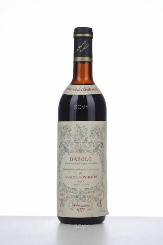 Giuseppe Contratto Barolo Riserva Del Centenario, 1971