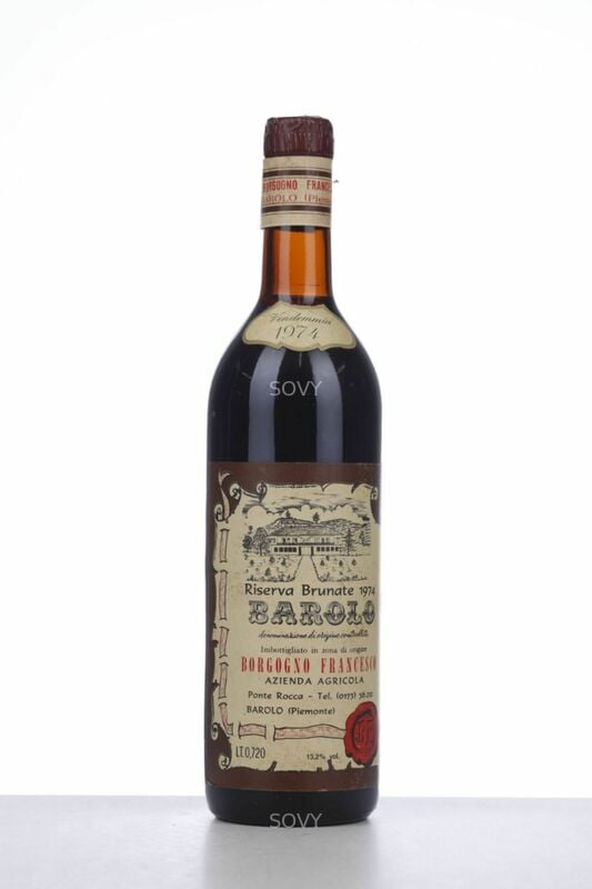 Francesco Borgogno Barolo Brunate Riserva, 1974