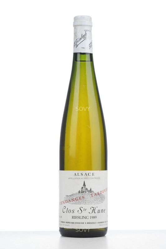 Trimbach Riesling Clos Sainte Hune Vendanges Tardives, 1989