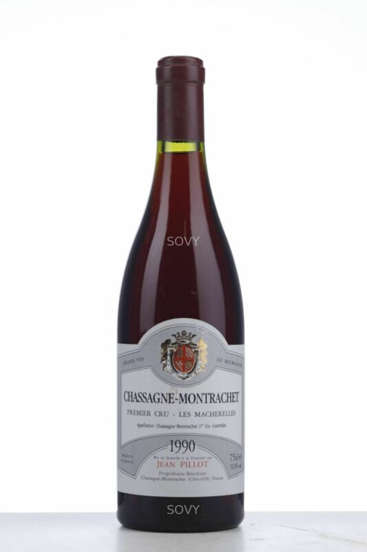 Domaine Jean Pillot Chassagne Montrachet Rouge Les Macherelles 1er Cru, 1990