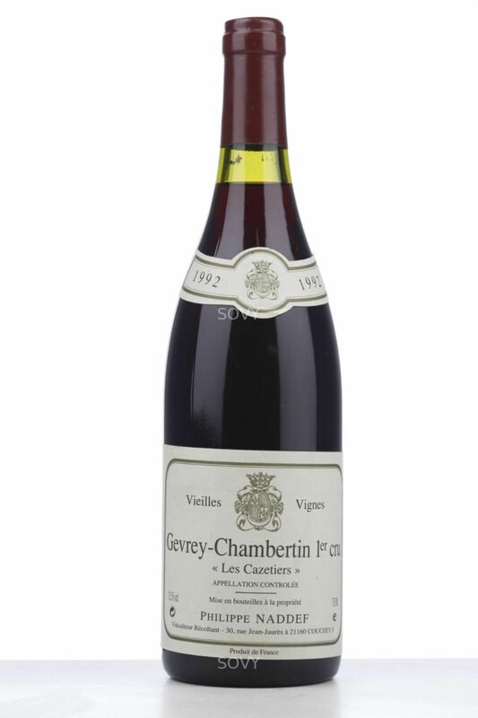 Domaine Philippe Naddef Gevrey Chambertin Les Cazetiers Vieilles Vignes 1er Cru, 1992