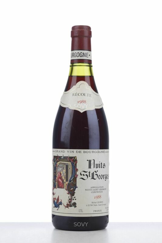 Michel Legros Nuits Saint Georges, 1988