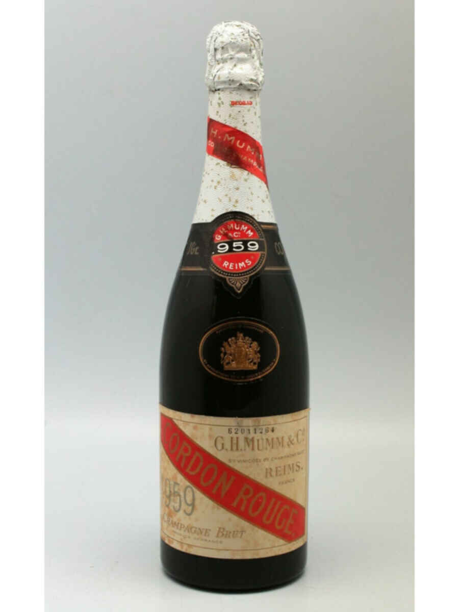 G.h.mumm Champagne Mumm Cordon Rouge 1959