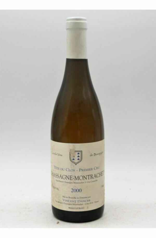 Vincent Dancer Chassagne Montrachet Blanc Tete De Clos 1er Cru 2000