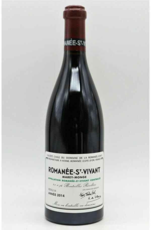 De La Romanee Conti Romanee Saint Vivant Grand Cru 2014