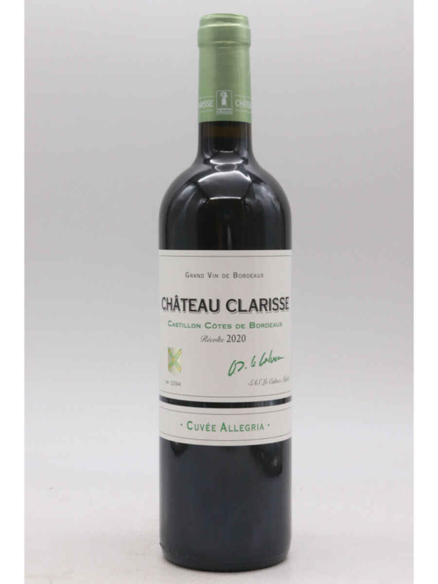 Clarisse Castillon Cotes De Bordeaux, 2020