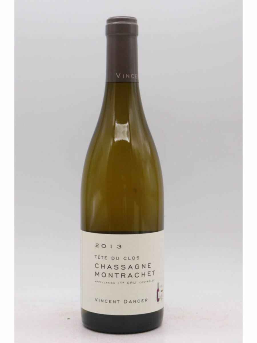 Vincent Dancer Chassagne Montrachet Blanc Tete De Clos 1er Cru 2013