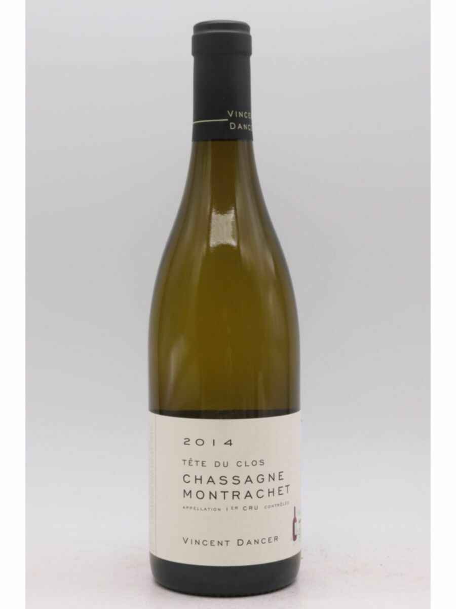 Vincent Dancer Chassagne Montrachet Blanc Tete De Clos 1er Cru 2014