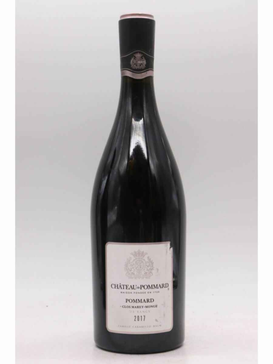 Chateau De Pommard Clos Marey Monge 75 Rangs, 2017
