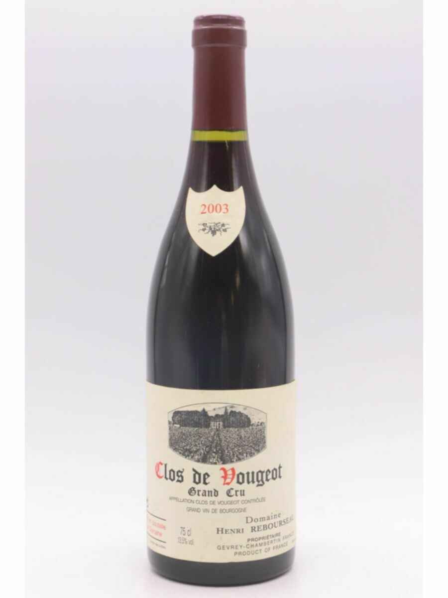 Henri Rebourseau Clos De Vougeot Grand Cru 2003