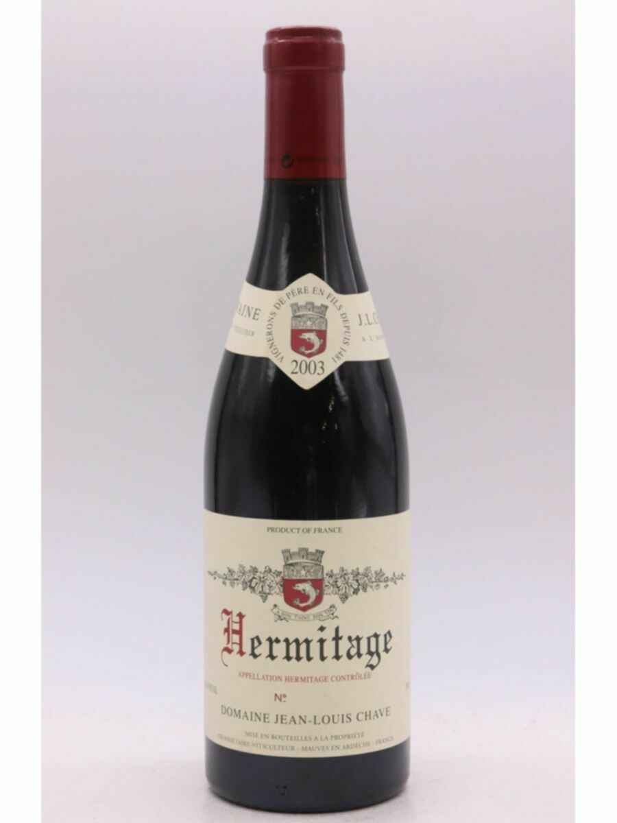 Jean Louis Chave Hermitage Rouge 2003