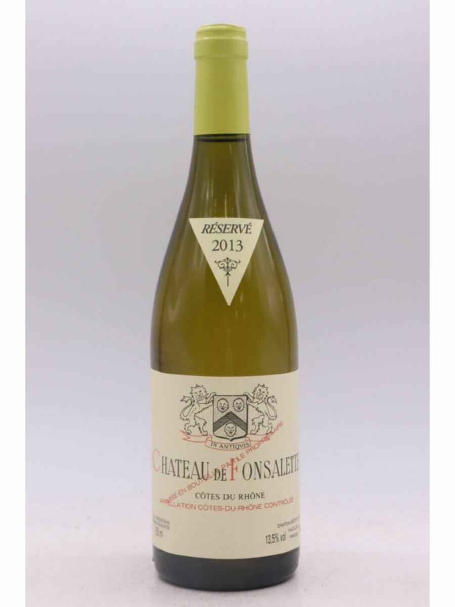 Rayas Chateau De Fonsalette Reserve Blanc 2013