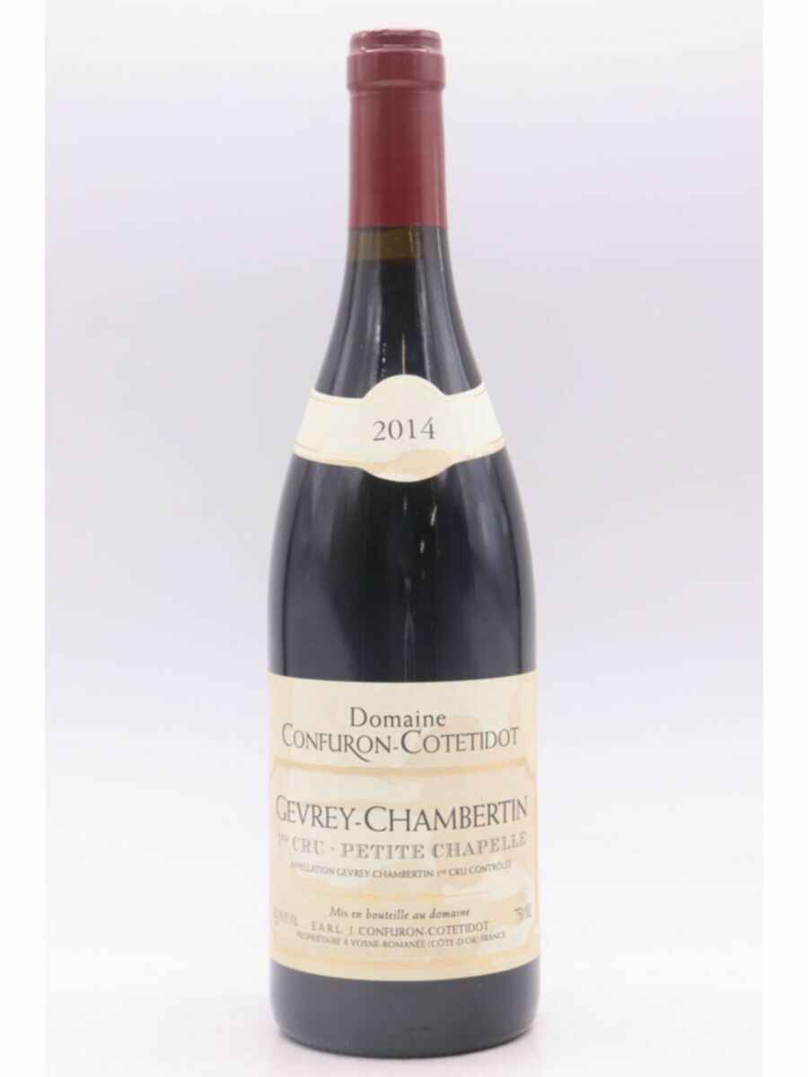 Confuron Cotetidot Gevrey Chambertin Petite Chapelle 1er Cru 2014