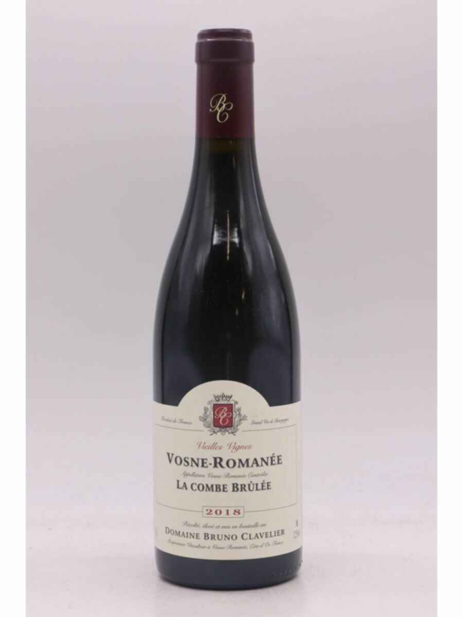 Bruno Clavelier Vosne Romanee La Combe Brulee 2018